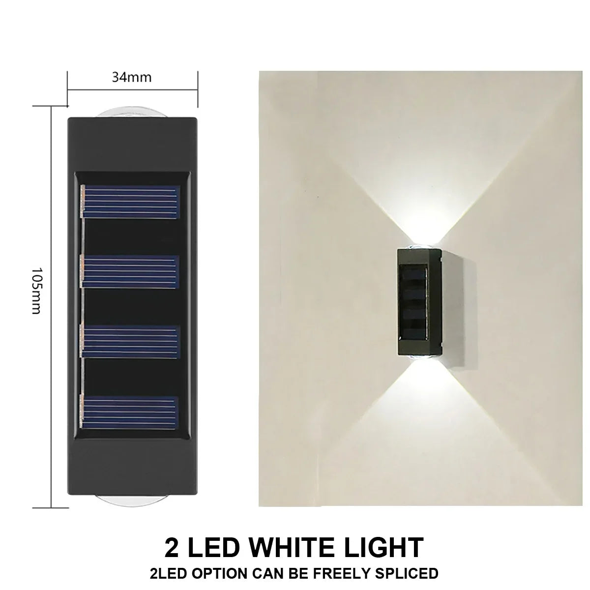 Solar Wall Lamp Outdoor Waterproof