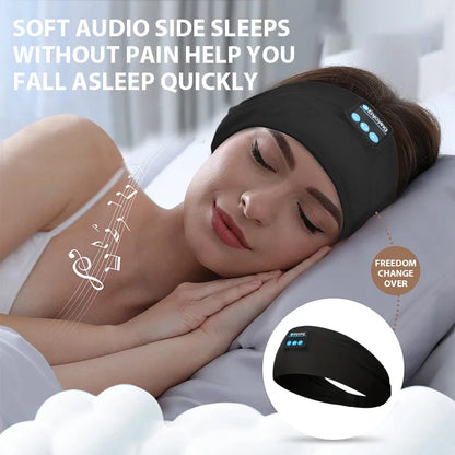 Fone Auriculares Bluetooth Banda de Sudor Deportes Auriculares Inalámbricos Elásticos para Dormir