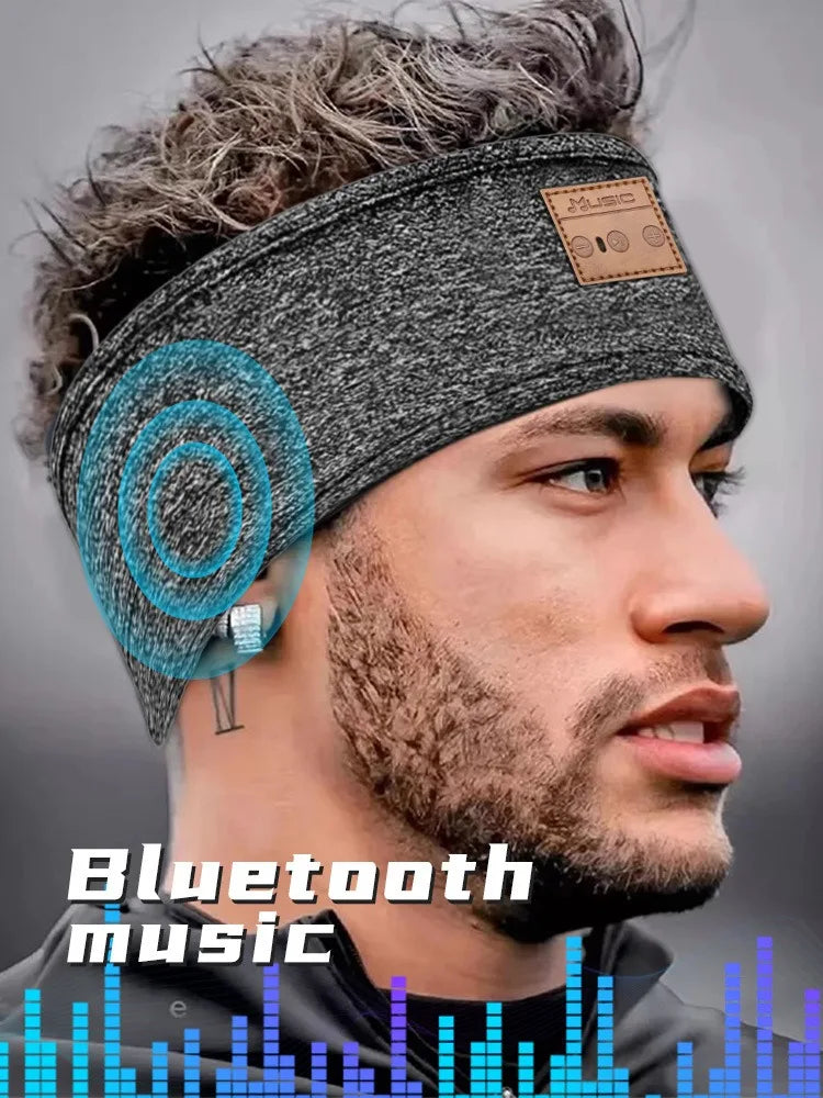 HYE Auriculares Bluetooth Deportivos Diadema Elástica Inalámbricos Música