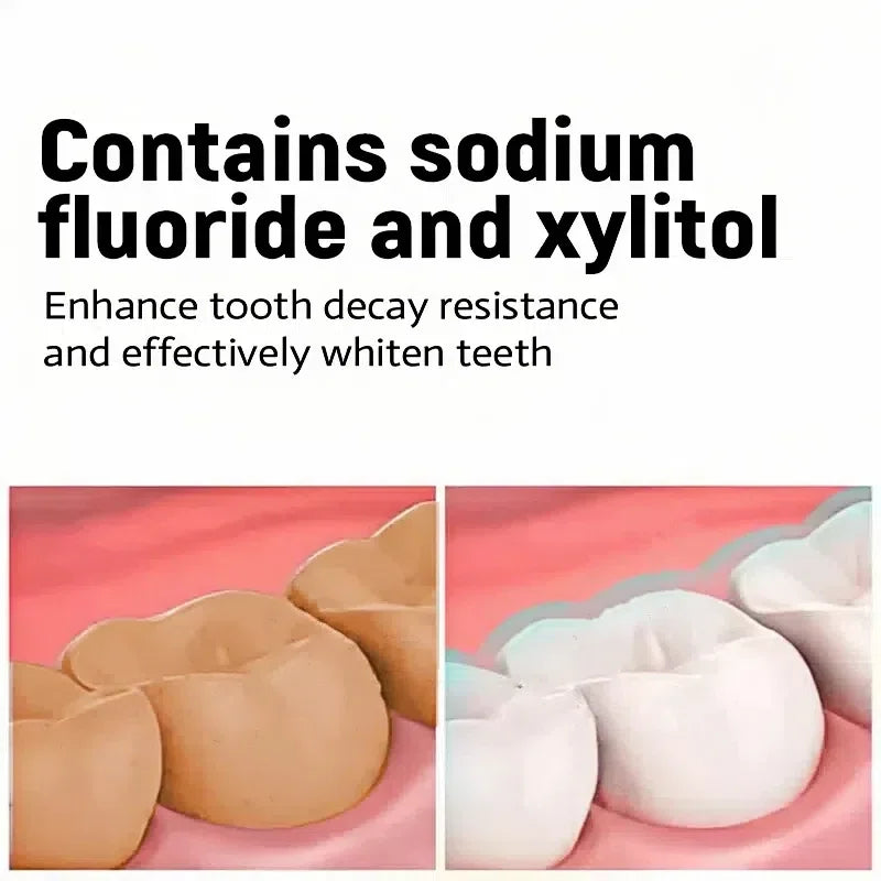 Toothpaste of Teeth Whitening Repair of Cavities Caries Removal of Plaque Stains Decay