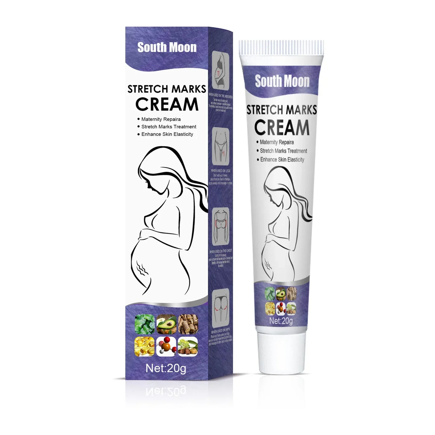 Remove Pregnancy Stretch Marks Cream Improves Elasticity Fade Growth Lines