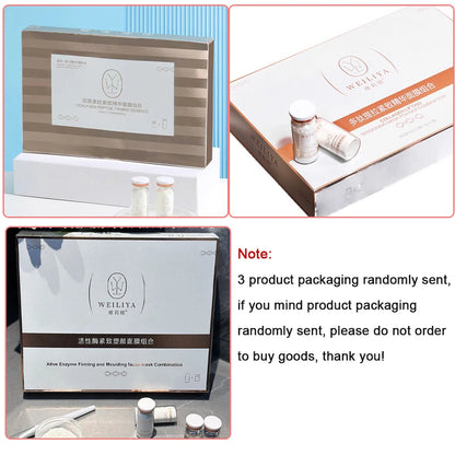 Kit de Máscara Facial Refirmante com Peptídeos de Colagénio Coreano para Lifting em V