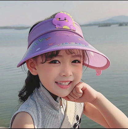 Children's Summer Sun Hat with Fan Sun Protection