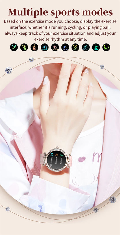 For Xiaomi Android Fashion Women Smart Watch 360*360 HD Screen