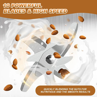 Nut Milk Maker 35oz 1000ml Almond Milk Machine 8-In-1 Automatic