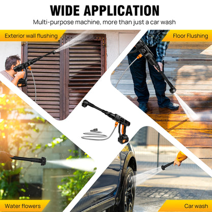 DayPlus Cordless Pressure Washer,6-in-1 Portable Pressure Washer
