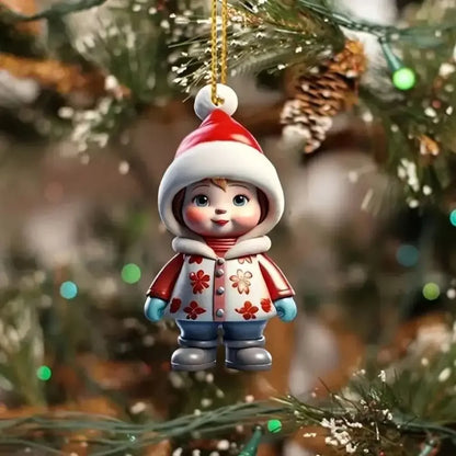 New Christmas Tree Decoration Pendant Multifunction Acrylic Durable Material