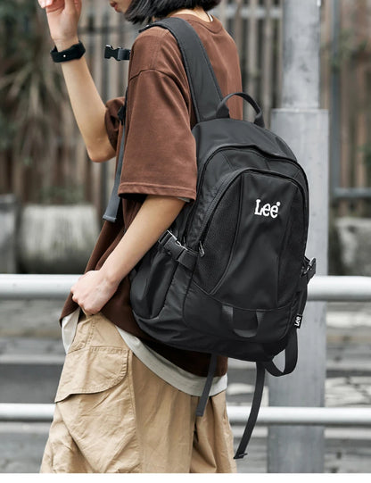 LEE Unisex Waterproof Casual Laptop Backpack Women Men Medium Size