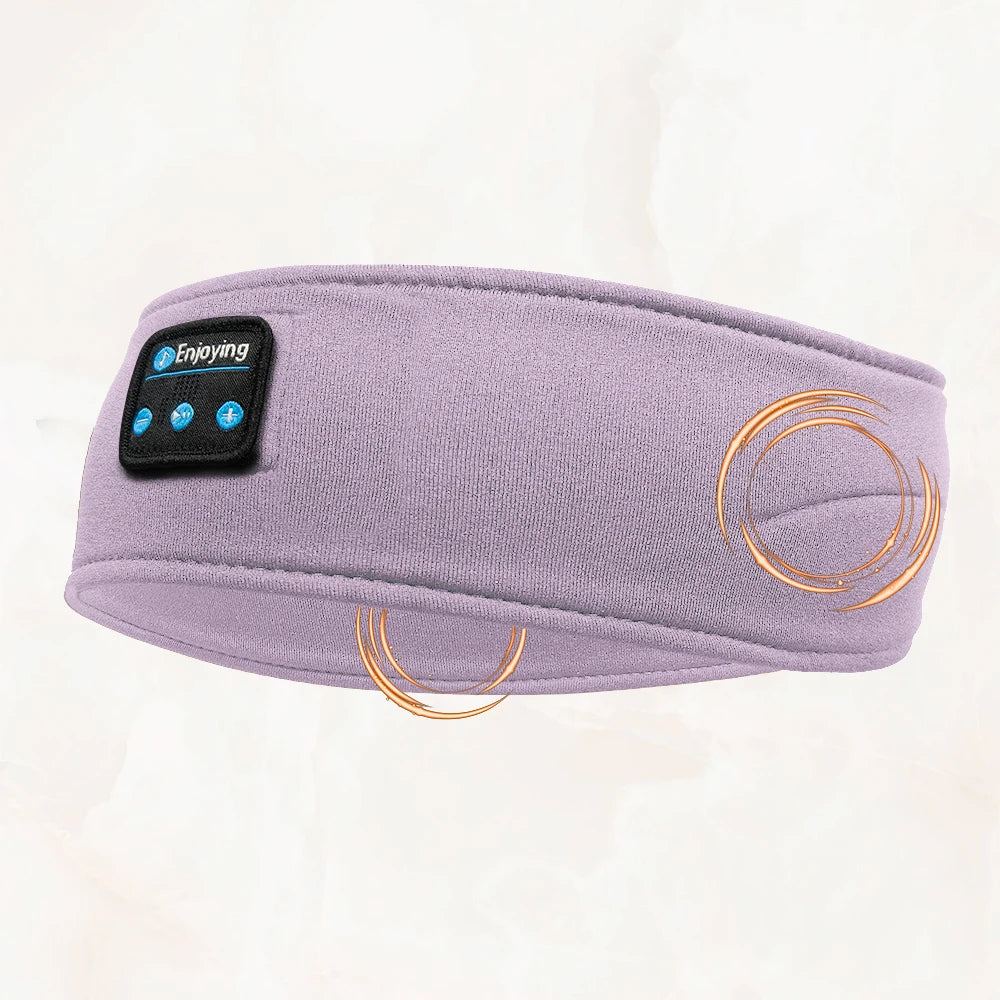 HOMEFISH BT Earphones Sports Sleeping Headband Elastic Wireless Headphones