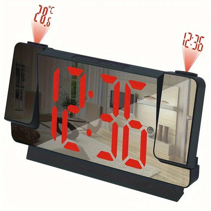 double projection clock LED clock Alarm Clock Digital clock 12/24H