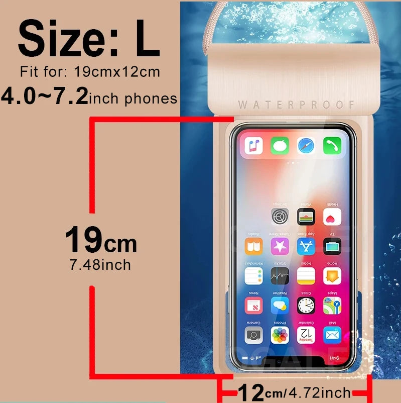 IPX8 Universal Waterproof Bag Cell Phone