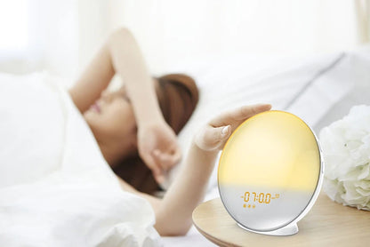 Sunrise Alarm Clock Wake Up Light Clock Sunrise/Sunset Simulation Digital Clock