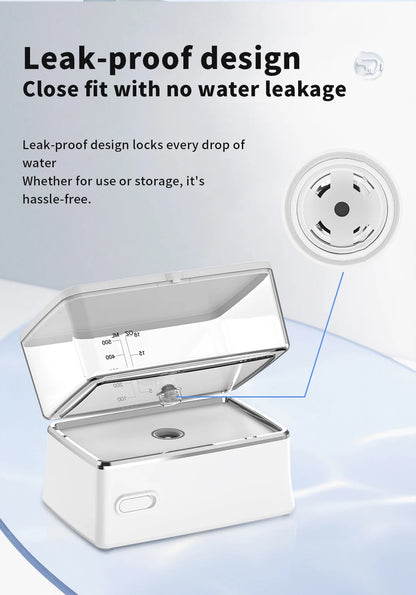 H2ofloss Tabletop Portable Water Flosser for Teeth Dental Oral Irrigator