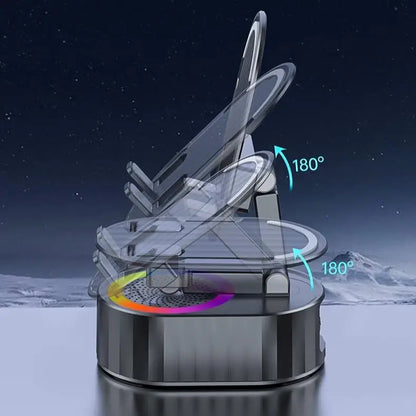 Wireless Induction Audio Bluetooth Speaker 5in1 Cellphone Holder