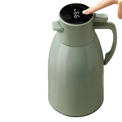 Hervidor térmico de cocina con pantalla digital para café, termo de vidrio de 1/1,3/2 l
