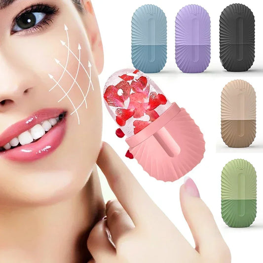 Silicone Face Ice Roller Face Application Ice Tray Summer Reduce Swelling