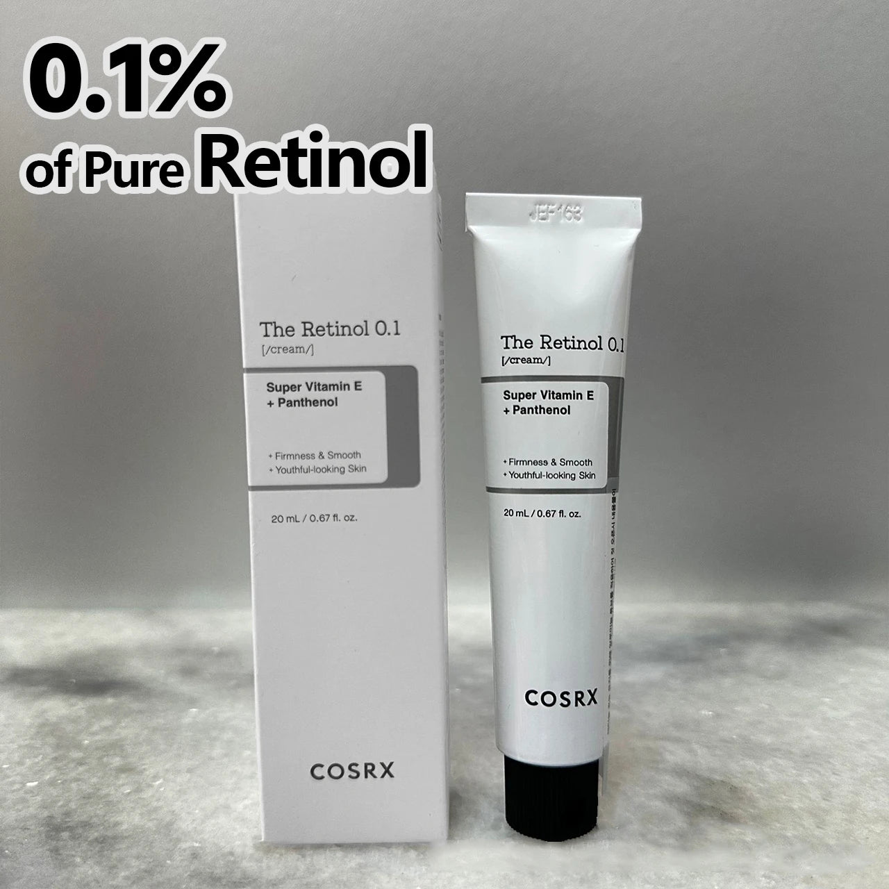 Creme facial antirrugas coreano refirmante com retinol 0,1 