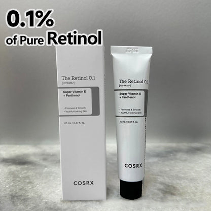 Creme facial antirrugas coreano refirmante com retinol 0,1 