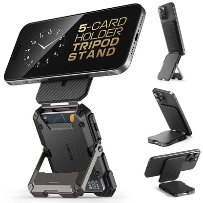 Soporte magnético tipo trípode SUPCASE con tarjetero para iPhone 16/15/14/13/12