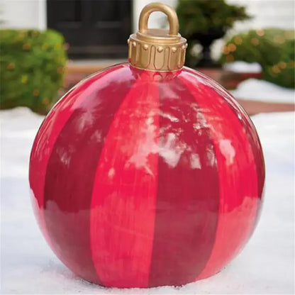Outdoor Christmas Inflatable Decorated Ball 60cm PVC Giant Big Large Balls Xmas
