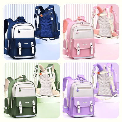 Kids Ergonomic School Bag Large Capacity Backpack for Primary School