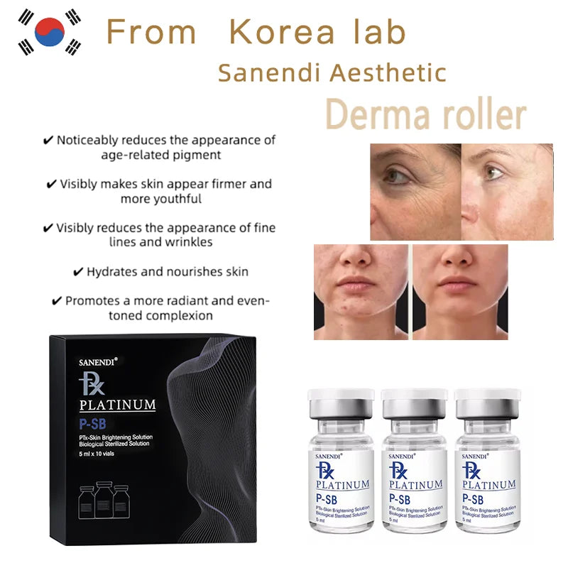 A nova linha sul-coreana de cuidados de pele, Platinum Series, com ação antienvelhecimento e hidratação à base de ácido hialurónico, é um produto para o cuidado da pele.