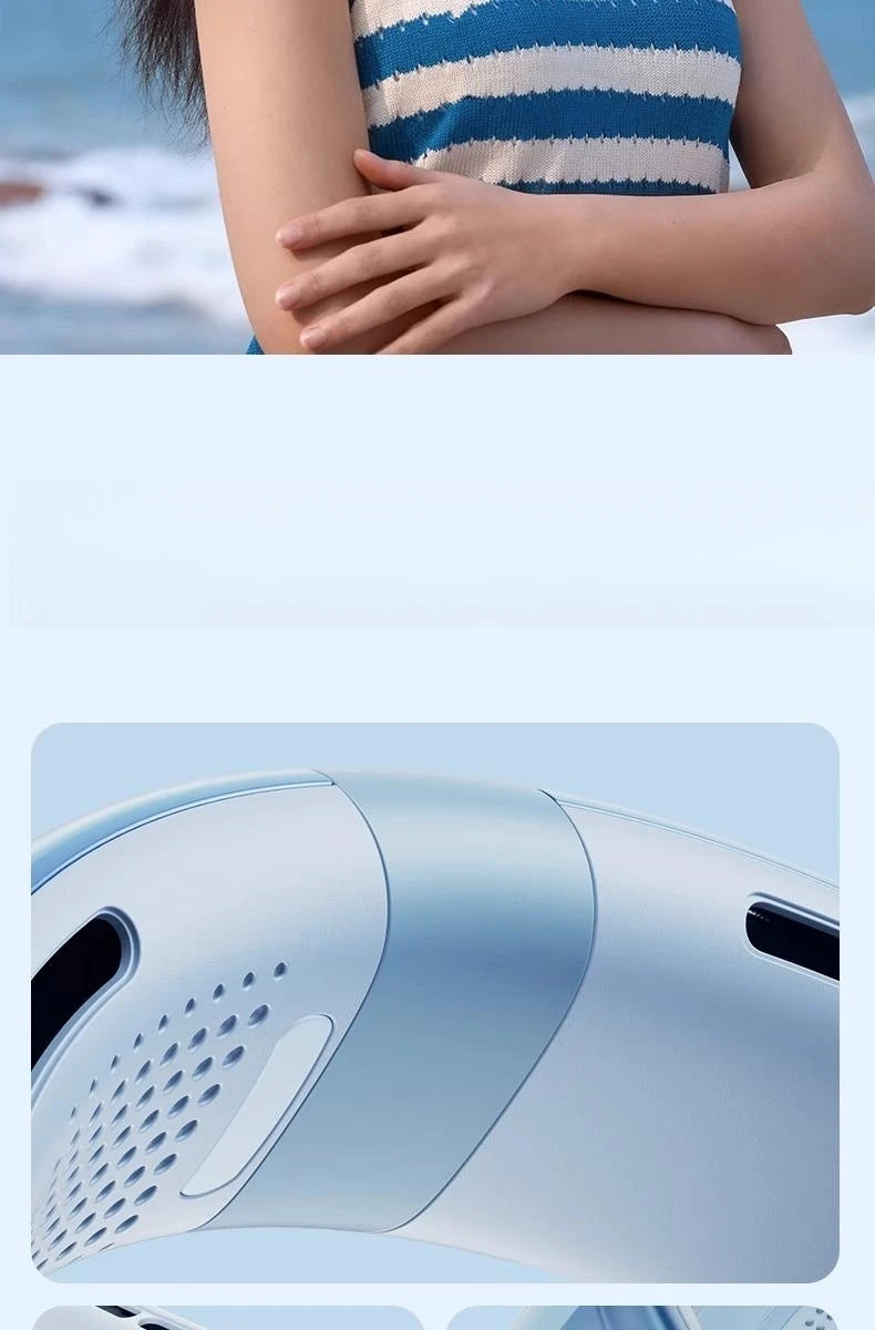 Portable Neck Fan 10000mAh Rechargeable Fan