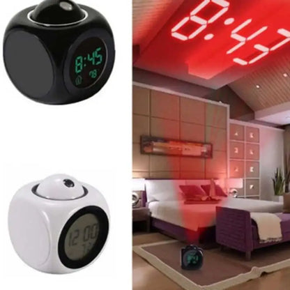Multi-function Projection Chime Clock LED Light Projection