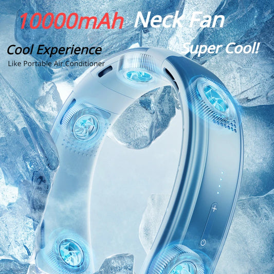 Portable Neck Fan 10000mAh Rechargeable Fan
