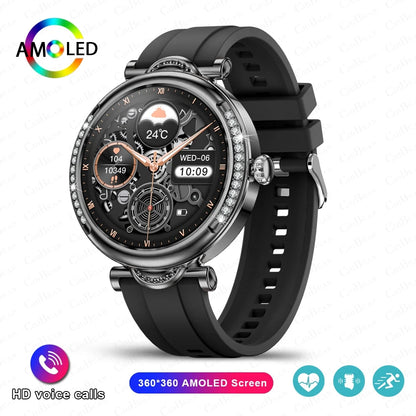 For Xiaomi Android Fashion Women Smart Watch 360*360 HD Screen