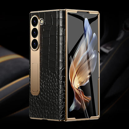 LANGSIDI Leather Case Leather for Samsung Galaxy Z Fold 6 5 4 3