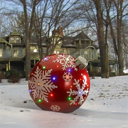 Outdoor Christmas Inflatable Decorated Ball 60cm PVC Giant Big Large Balls Xmas