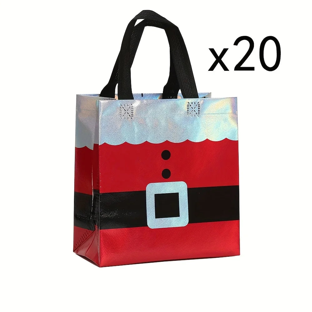 10/20pcs Christmas Gift Wrapping Bags.