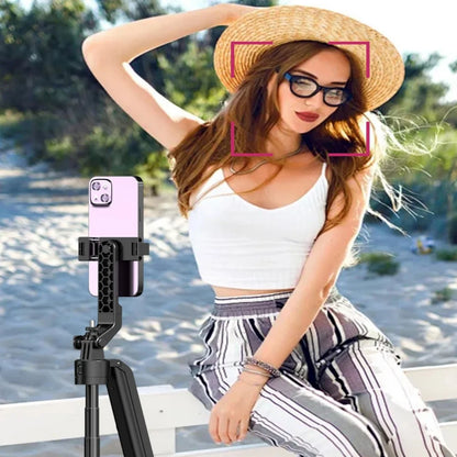 COOL DIER C12 AI Tracking gimbal Trípode Estabilizador de cardán Palo selfi inalámbrico plegable