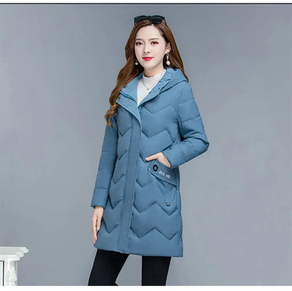 New Female Thickened Down Cotton Jacket