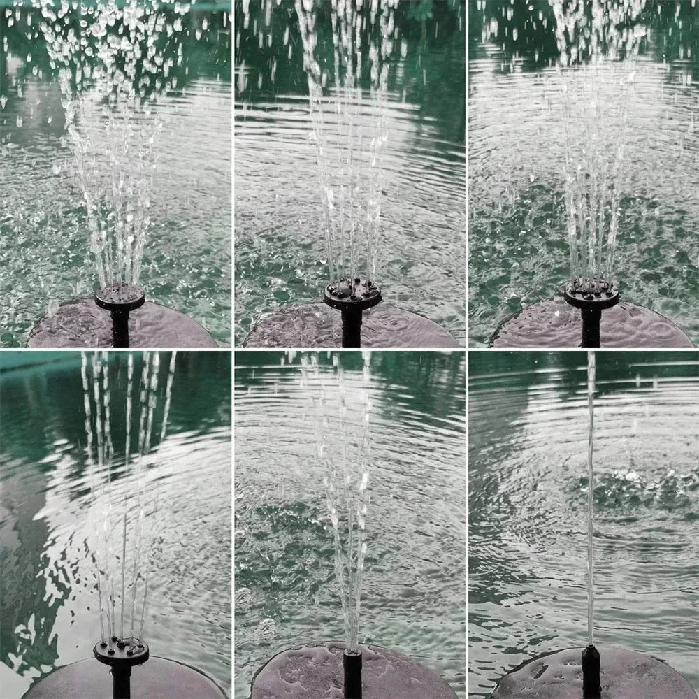 Solar Fountain Pump Floating Solar Panel Bird Baths Water Fountain