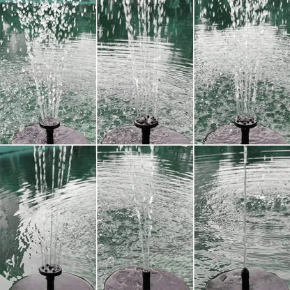 Solar Fountain Pump Floating Solar Panel Bird Baths Water Fountain