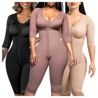 Full Body Colombian Girdles Shaper High Compression Bodysuits Postoperative