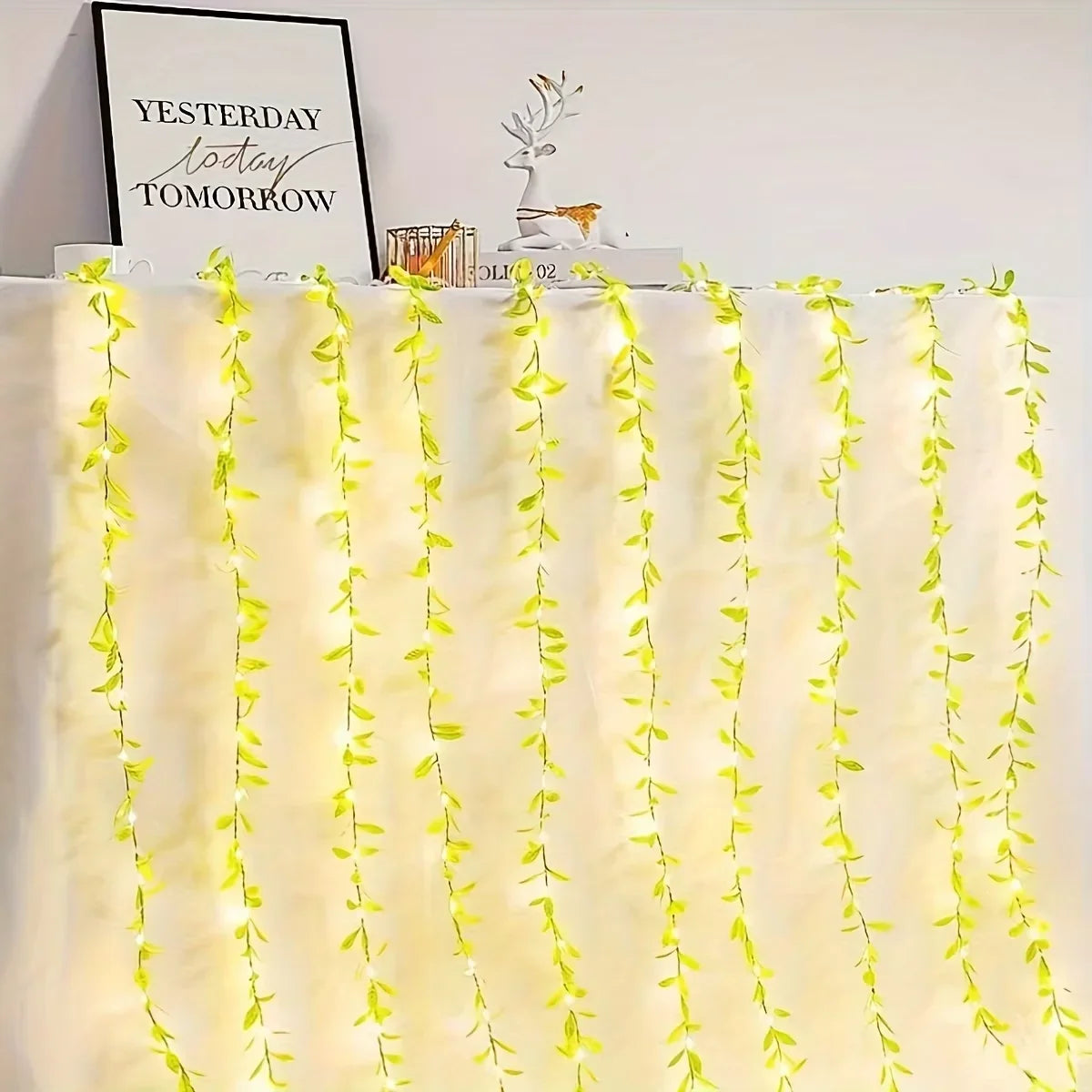 2 M 20 Light Always on Battery Box Willow Curtain Lamp Decorative