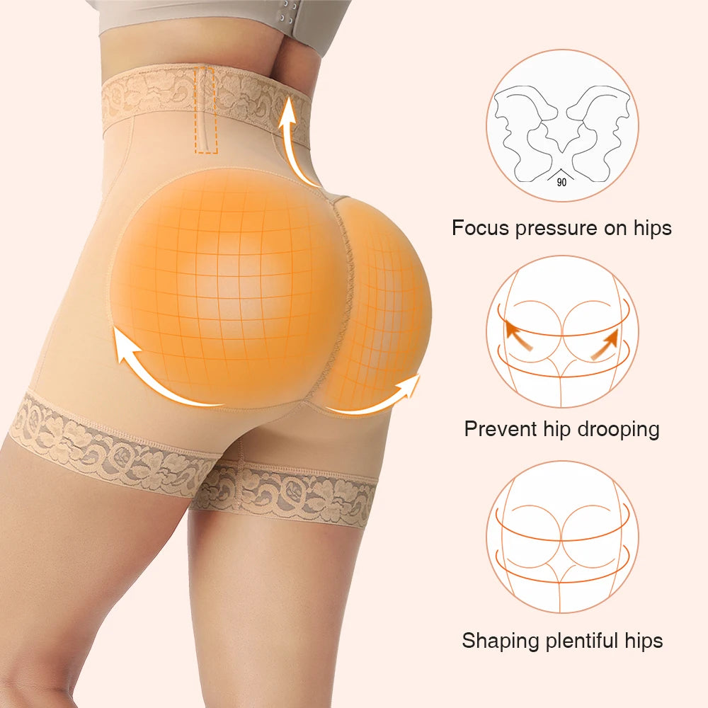 Fajas Colombianas Waist Trainer Butt lifter Body Shapewear Corset Push Up High Waist
