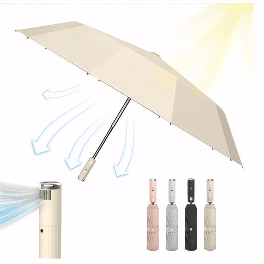 Cooling Fan Functionality Umbrella For Women