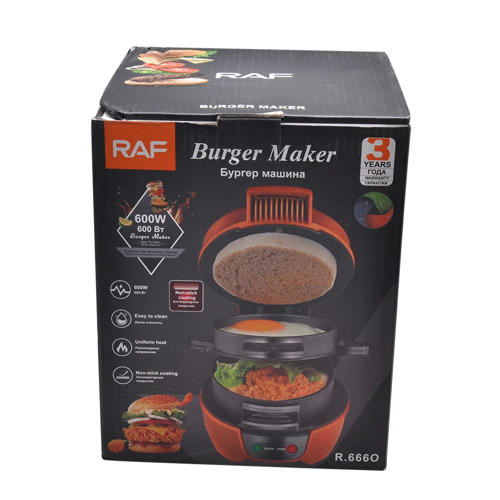 Mini Electric Burger Sandwich Maker Machine 220V 110V Bread Grill Baking