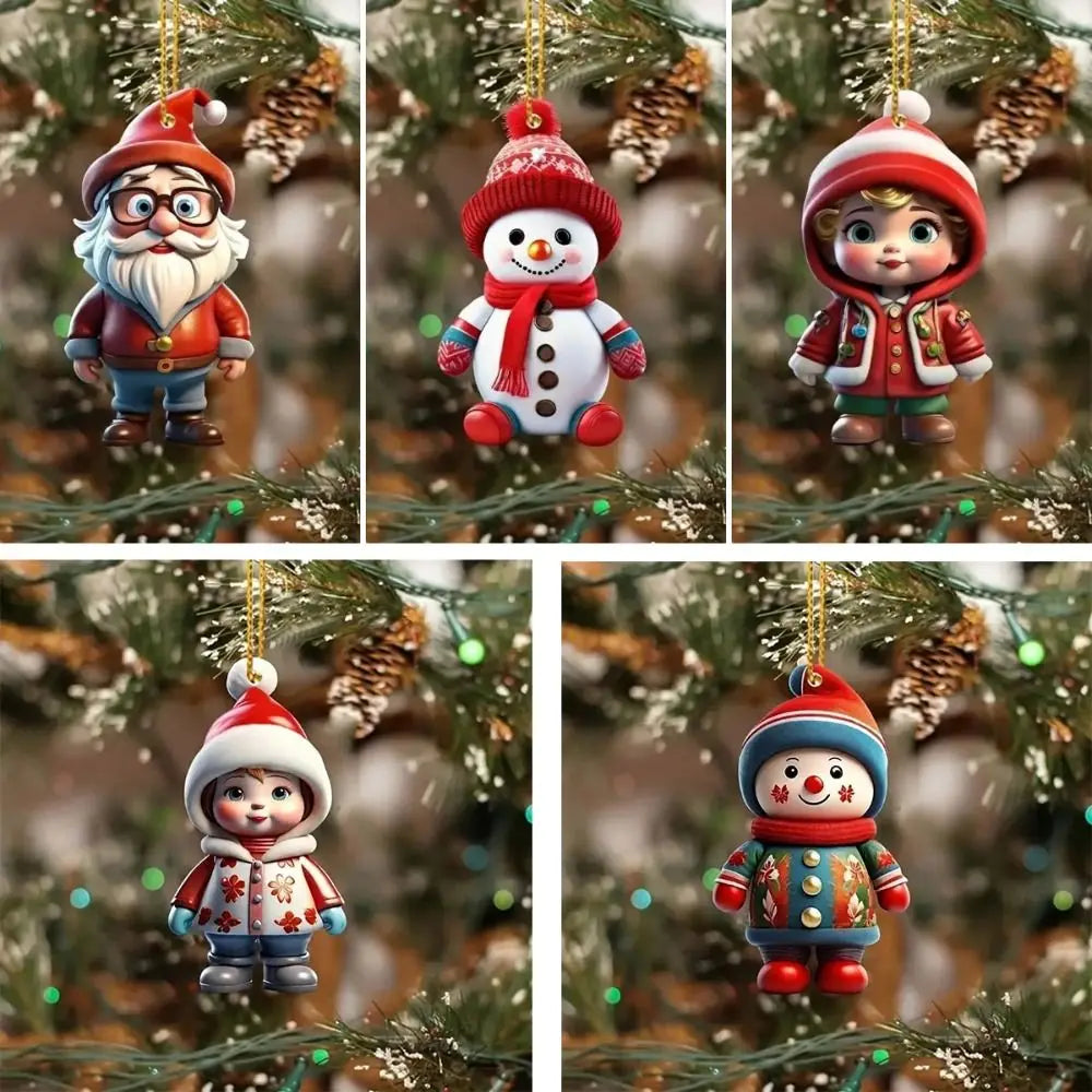 New Christmas Tree Decoration Pendant Multifunction Acrylic Durable Material