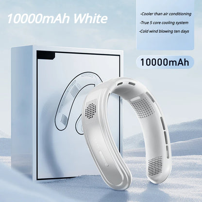 Portable Neck Fan 10000mAh Rechargeable Fan