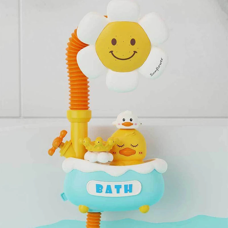 Baby Bath Toy Clouds Duck Model Bathing Cute Swimming Water Game