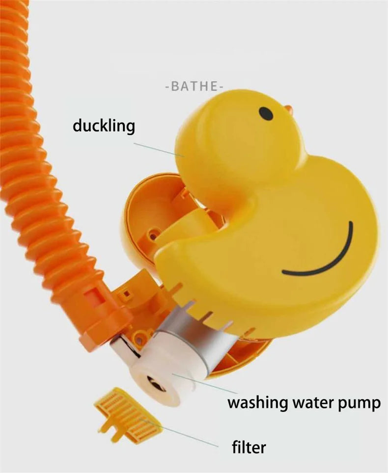 Baby Bath Toy Clouds Duck Model Bathing Cute Swimming Water Game