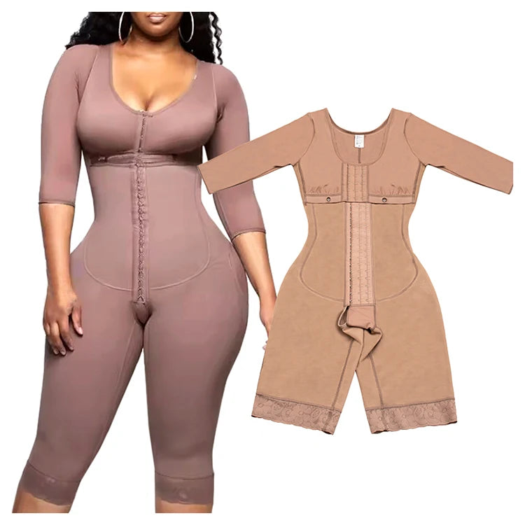 Full Body Colombian Girdles Shaper High Compression Bodysuits Postoperative