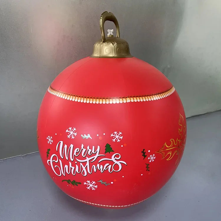 Outdoor Christmas Inflatable Decorated Ball 60cm PVC Giant Big Large Balls Xmas