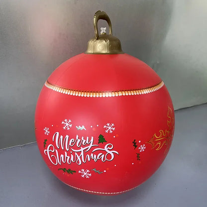 Outdoor Christmas Inflatable Decorated Ball 60cm PVC Giant Big Large Balls Xmas