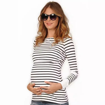 Multifunctional Breastfeeding T-shirt for Spring and Autumn Women's